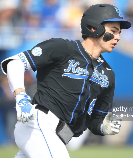 Kentucky Wildcats #6 Tyler Bell Nike 2025 Black College Baseball Team Jersey