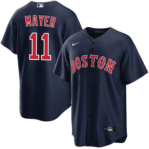 Mens Boston Red Sox #11 Marcelo Mayer Nike Navy Alternate Limted Jersey