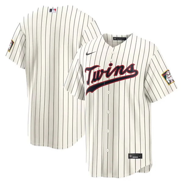 Men's Minnesota Twins Blank Nike Cream 2026 Field of Dreams Stadium Team Jersey