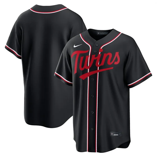 Minnesota Twins Blank 2026 Blackout Fashion Limited Team Jersey