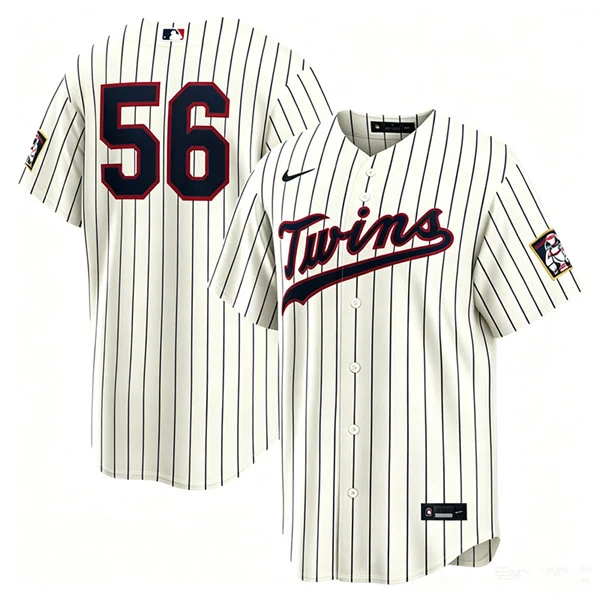 Mens Minnesota Twins #56 Josh Bell Cream Nike 2026 Field of Dreams Stadium Jersey