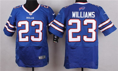 Men's Buffalo Bills #23 Aaron Williams Nike Light Blue Elite Jersey