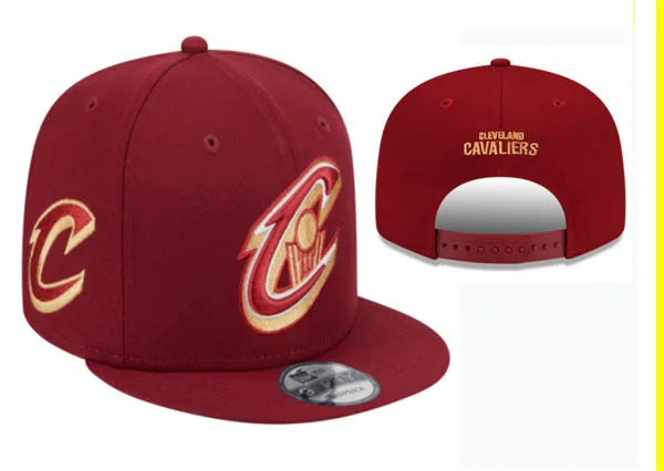 Cleveland Cavaliers Burgundy Primary logo Snapback Cap GS2503223 (3)