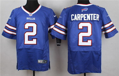 Men's Buffalo Bills #2 Dan Carpenter Nike Light Blue Elite Jersey