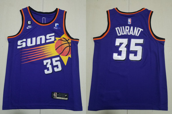 NBA Men's Phoenix Suns Devin Booker Purple Swingman Jersey Stitched Size  Large