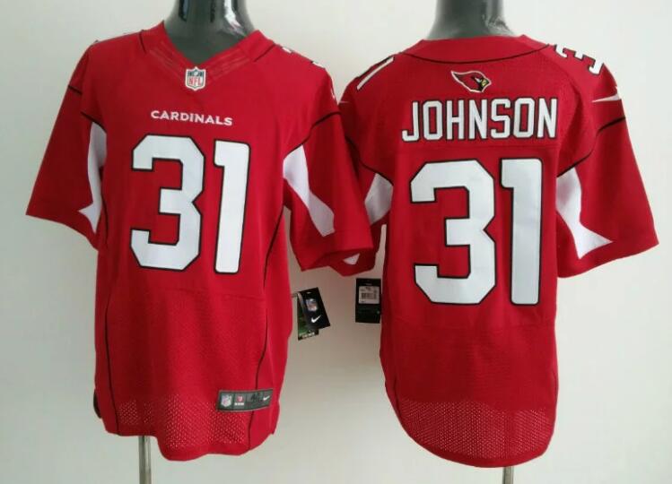 Men's Arizona Cardinals #31 David Johnson Nike Red Elite Jersey