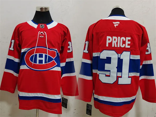 Men's Montreal Canadiens #31 Carey Price Fanatics Red Hockey Jersey