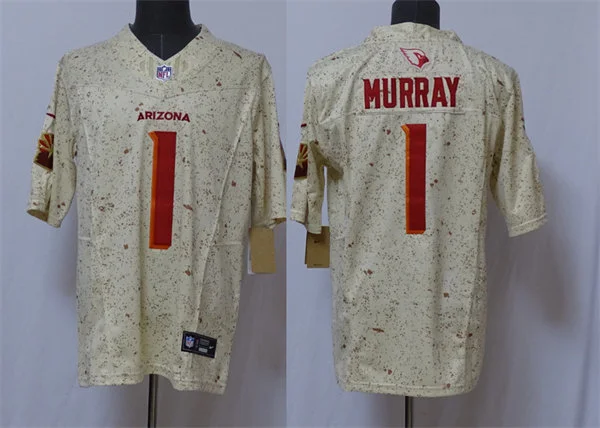 Men Arizona Cardinals #1 Kyler Murray Sand 2025 Rivalries Collection Vapor F.U.S.E. Limited Jersey