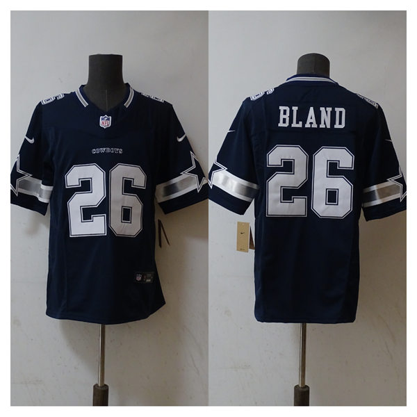 Mens Dallas Cowboys #26 DaRon Bland Nike Navy Team Color Vapor F.U.S.E. Limited Jersey