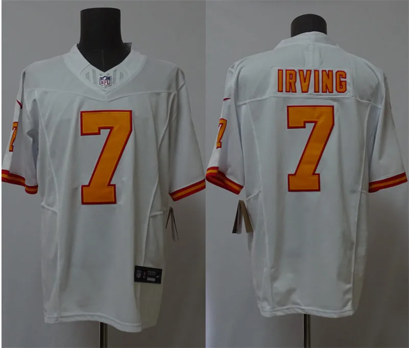 Mens Tampa Bay Buccaneers #7 Bucky Irving Nike White 50th Season F.U.S.E. Limite Jersey