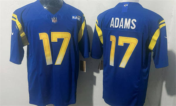 Mens Los Angeles Rams #17 Davante Adams Nike Royal Vapor Vapor F.U.S.E. Limited Jersey