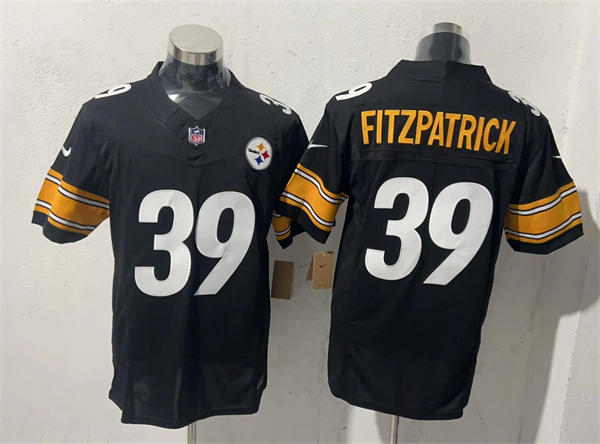 Men's  Pittsburgh Steelers #39 Minkah Fitzpatrick Black Vapor F.U.S.E. Limited Jersey
