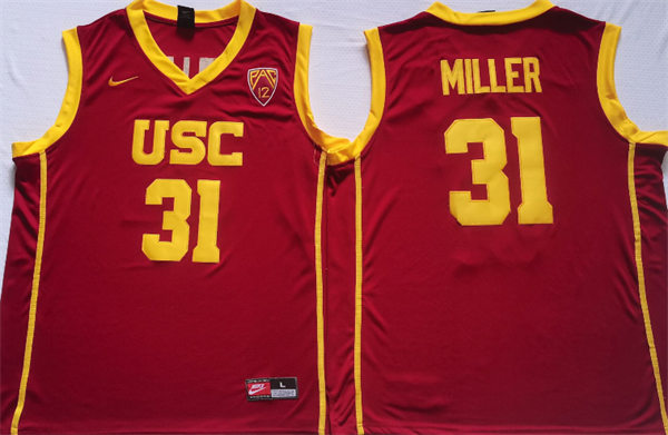 Men's USC Trojans #31 Cheryl Miller Red Stitched Nike NCAA COLLEGE Throwback Basketball JERSEY