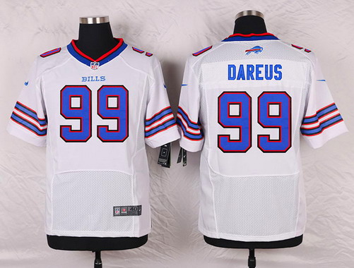 Men's Buffalo Bills #99 Marcell Dareus Nike White Elite Jersey