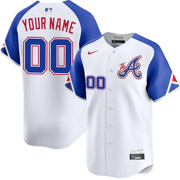 Atlanta Braves Custom City Connect White 2023 City Connect Limited Jersey