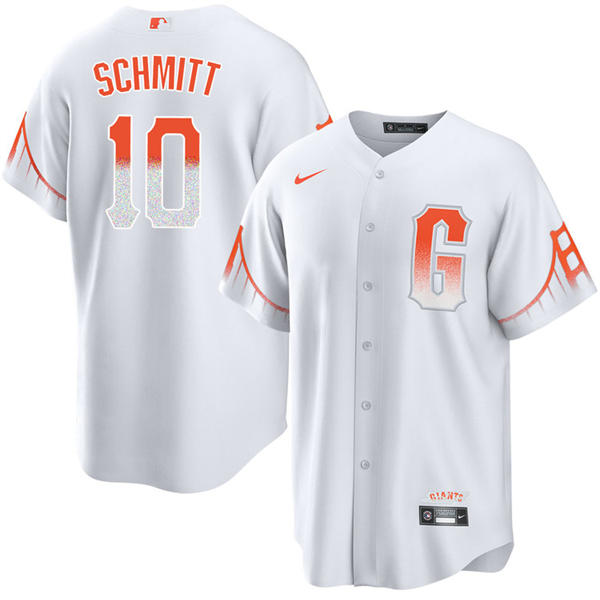 Mens Youth San Francisco Giants #10 Casey Schmitt Nike White City Connect Jersey