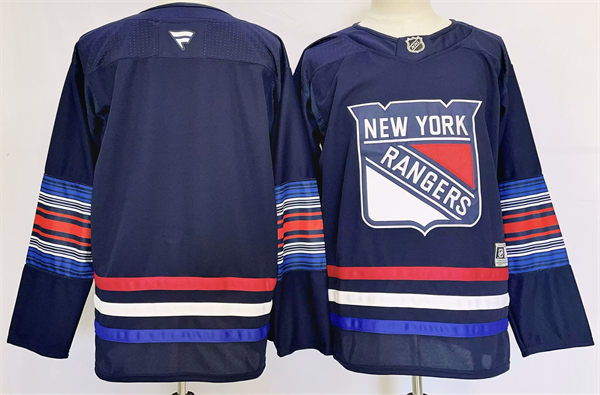 Mens New York Rangers Blank Fanatics Royal Home Primegreen Player Jersey