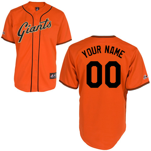 Kids San Francisco Giants Customized Orange Jersey