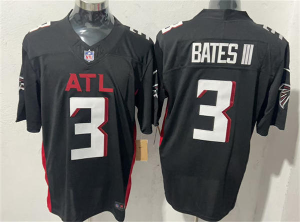Men's Atlanta Falcons #3 Jessie Bates III Nike Black Vapor Limited Jersey