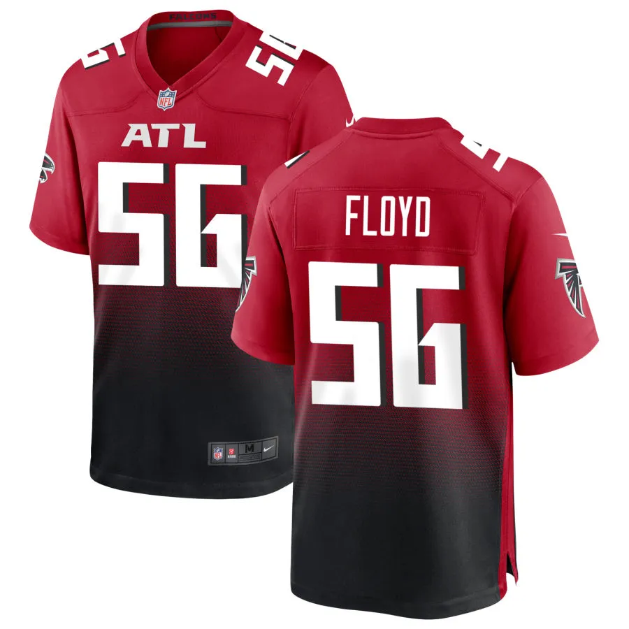 Men's Atlanta Falcons #56 Leonard Floyd Nike Red 2nd Alternate Vapor Limited Jersey