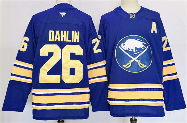 Men's Buffalo Sabres #26 Rasmus Dahlin Fanatics Home Premier Royal Jersey
