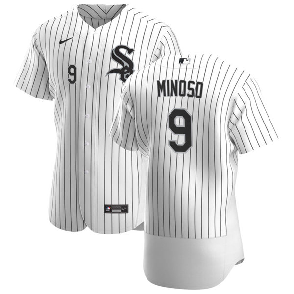 Men's Chicago White Sox Retired Player #9 Minnie Minoso Nike White Home Flex Base Jersey
