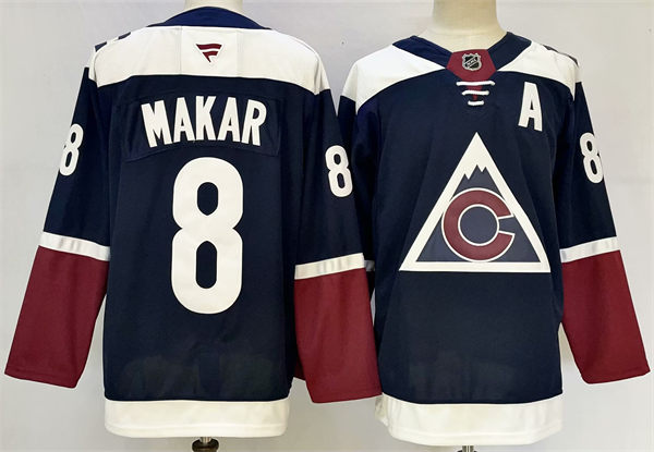 Men's Colorado Avalanche #8 Cale Makar Fanatics Navy Alternate Player Jersey