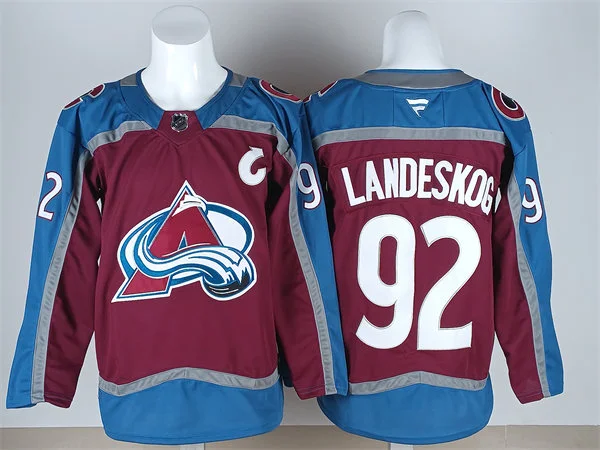 Youth Colorado Avalanche #92 Gabriel Landeskog Fanatics Maroon Jersey