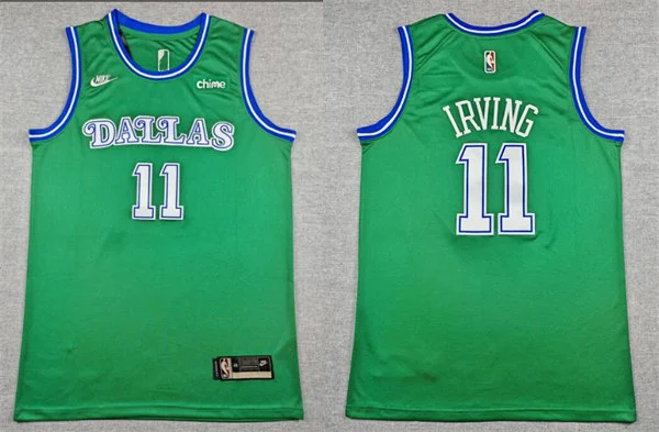 Men's Dallas Mavericks #11 Kyrie Irving Nike Green Classic Edition Jersey