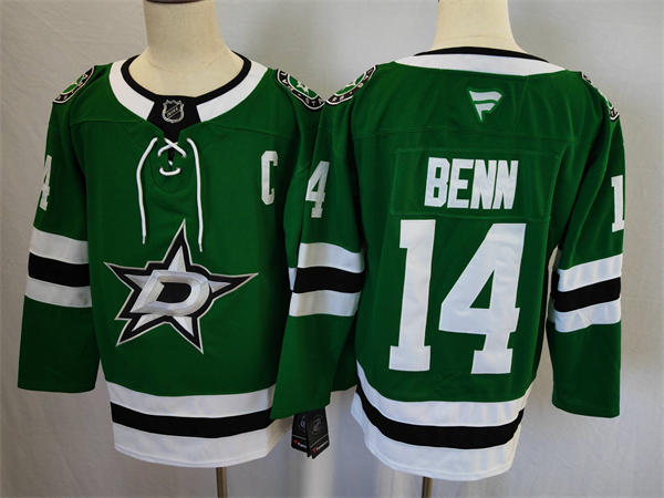 Youth  Dallas Stars #14 Jamie Benn Fanatics Home Kelly Green Player Jersey
