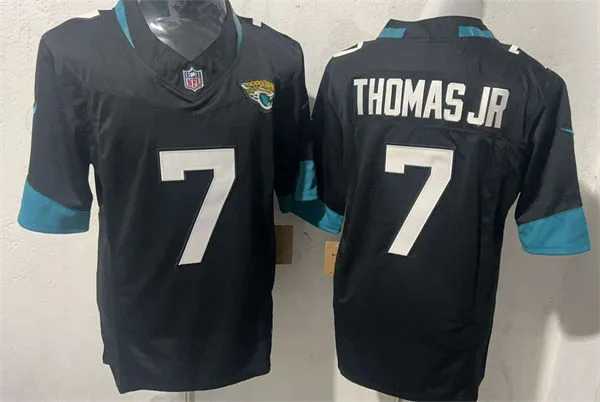 Men's Jacksonville Jaguars #7 Brian Thomas Jr. Nike Black Vapor Untouchable Limited Jersey
