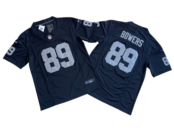 Men's Las Vegas Raiders #89 Brock Bowers Nike Black Vapor Untouchable Limited Player Jersey