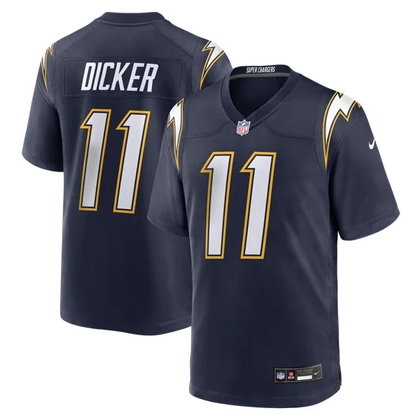 Men's Los Angeles Chargers #11 Cameron Dicker Nike Navy Alternate Vapor Limited Player Jersey