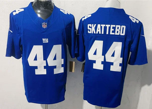 Men's New York Giants #44 Cam Skattebo Nike Royal Team Color Vapor F.U.S.E. Limited Jersey