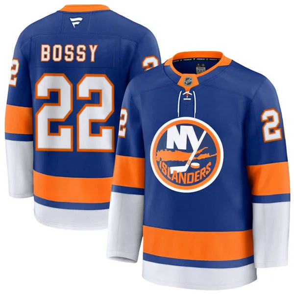Men's New York Islanders Retired Player #22 Mike Bossy Fanatics Royal Home Jersey