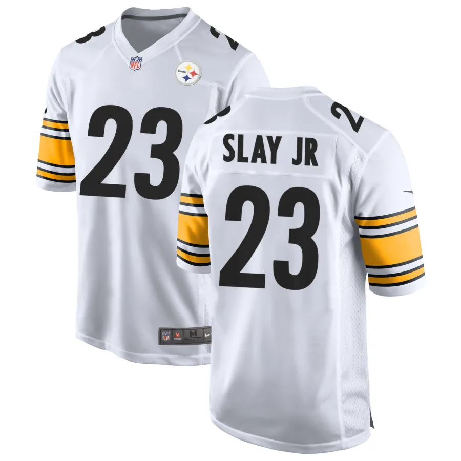Men's Pittsburgh Steelers #23 Darius Slay Jr White Vapor F.U.S.E. Limited Jersey
