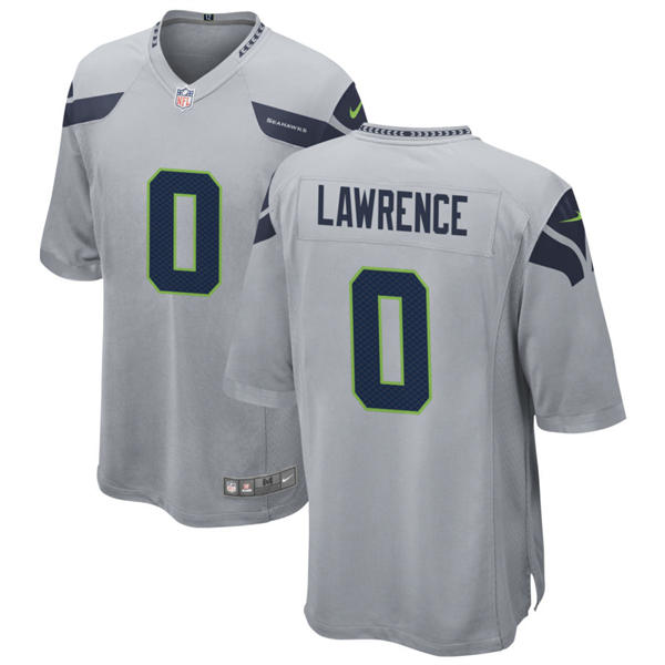 Men's Seattle Seahawks #0 DeMarcus Lawrence Nike Gray Alternate Vapor F.U.S.E. Limited Jersey