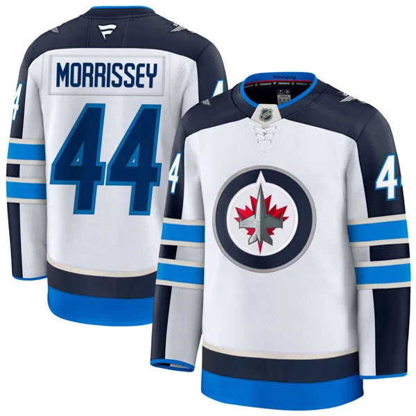 Men's Winnipeg Jets #44 Josh Morrissey Fanatics White Away Premium Jersey