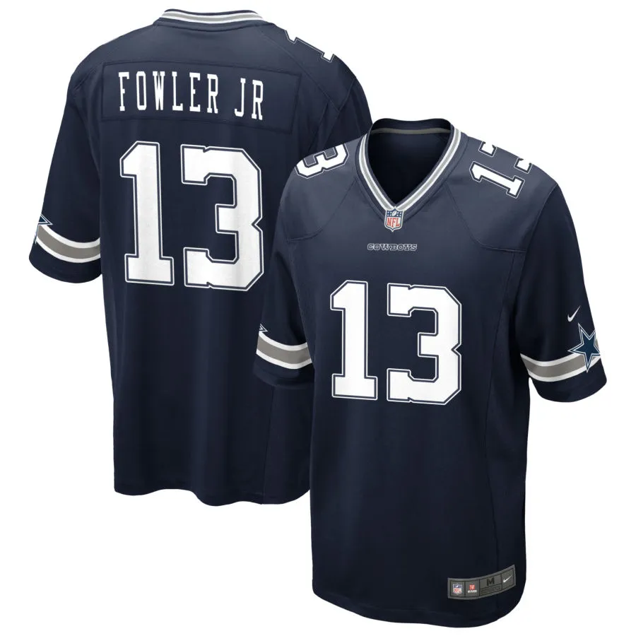Mens Dallas Cowboys #13 Dante Fowler Jr Nike Navy Vapor F.U.S.E. Limited Jersey