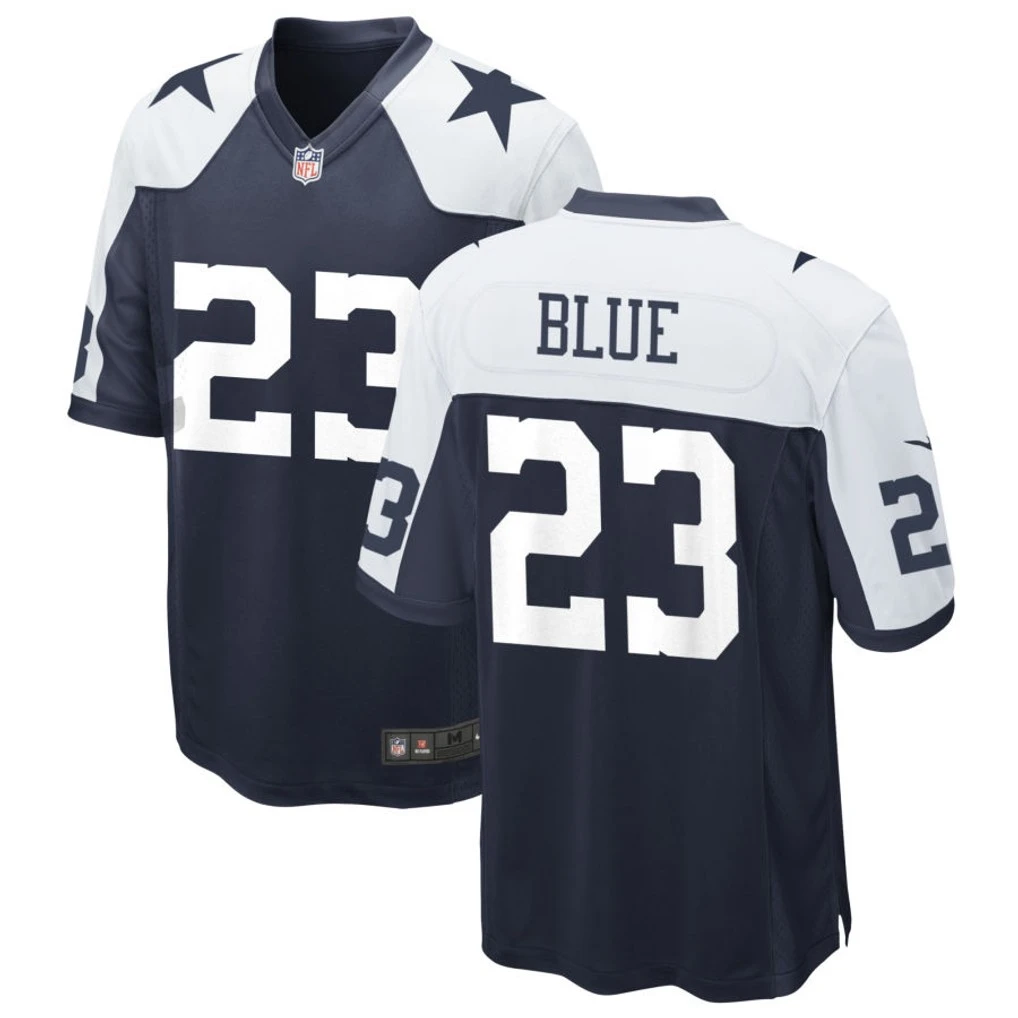 Mens Dallas Cowboys #23 Jaydon Blue Nike Navy Alternate Vapor F.U.S.E. Limited c