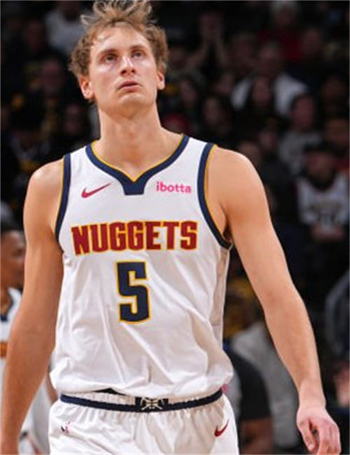 Mens Denver Nuggets #5 Hunter Tyson White Association Edition Jersey