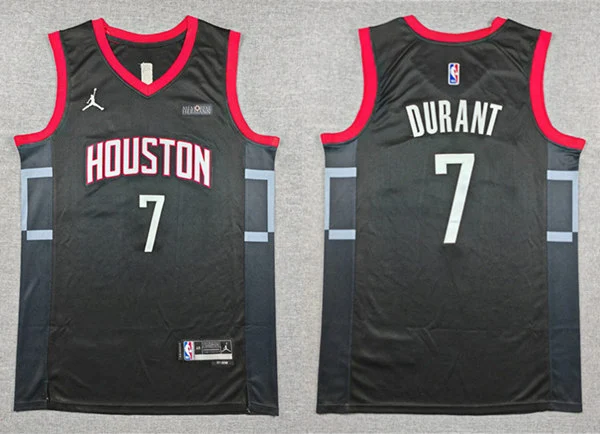 Mens Houston Rockets #7 Kevin Durant Black Statement Edition Swingman Jersey