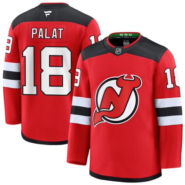 Mens New Jersey Devils #18 Ondrej Palat Fanatics Home Red Player Jersey