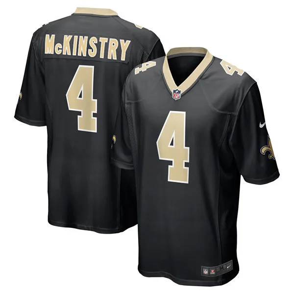 Mens New Orleans Saints #4 Kool-Aid McKinstry Nike Black Vapor F.U.S.E Limited Jersey