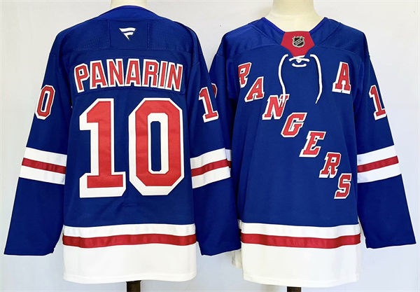 Mens New York Rangers #10 Artemi Panarin Fanatics Royal Home Primegreen Player Jersey