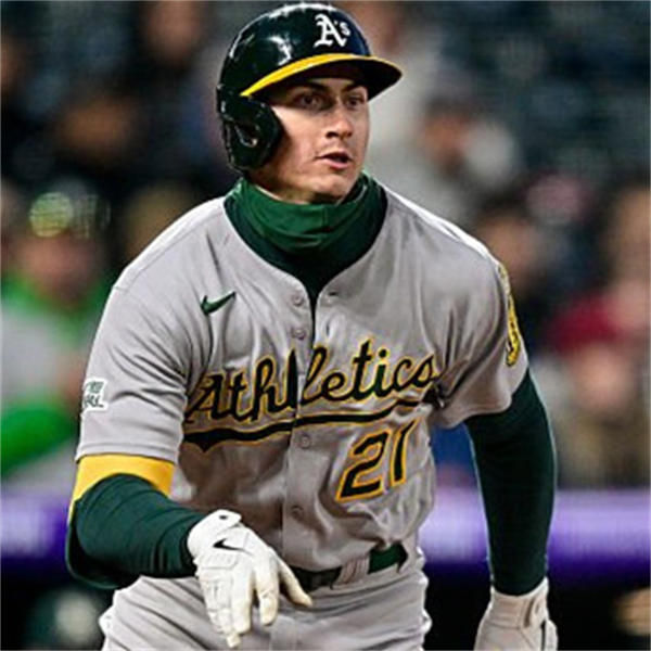 Men's Athletics #21 Tyler Soderstrom Nike 2025 Gray Road Limited Jersey