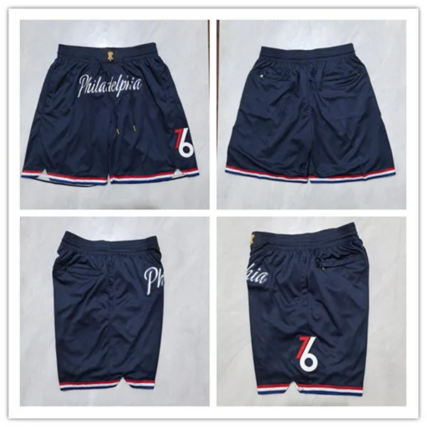 Mens Philadelphia 76ers Navy Nike 2025-26 City Edition Swingman Pockets Shorts