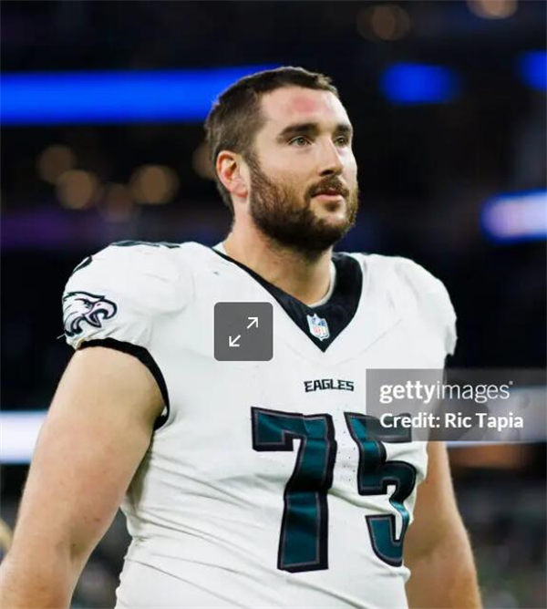 Mens Philadelphia Eagles #75 Jack Driscoll Nike White Vapor Limited Jersey