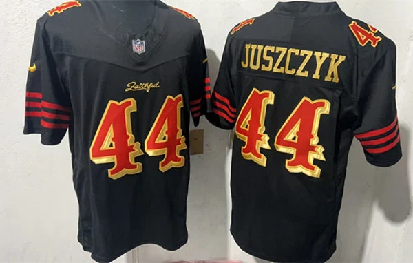 Mens San Francisco 49ers #44 Kyle Juszczyk Black Rivalries Collection F.U.S.E. Limited Jersey