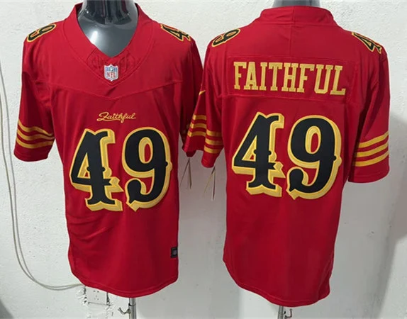 Mens The Faithful San Francisco 49ers Rivalries Collection F.U.S.E. Limited Jersey Red